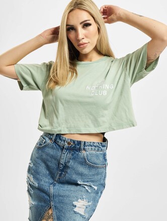 On Vacation Cropped Do Nothing Club T-Shirt