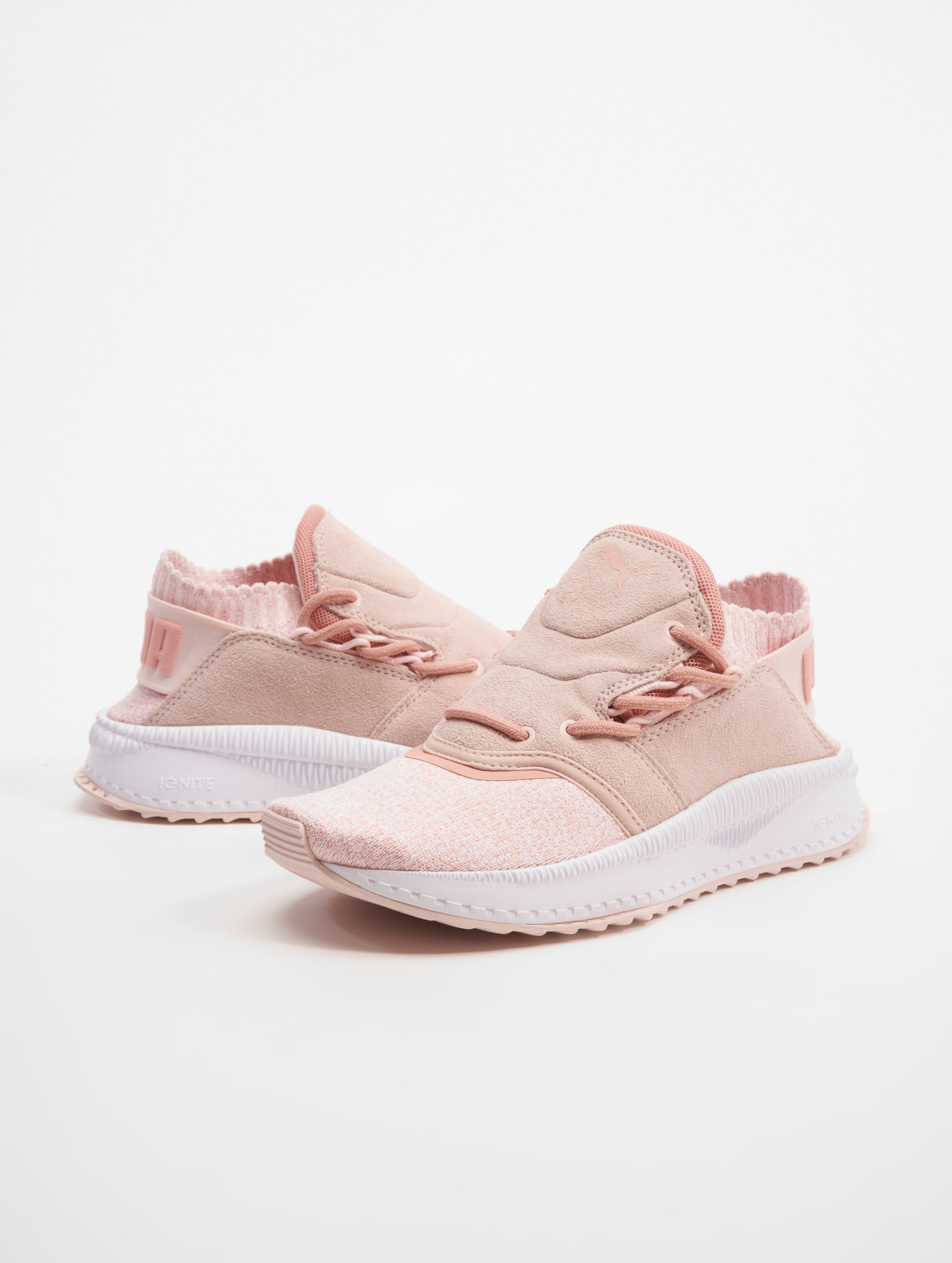 Puma TSUGI Shinsei evoKnit W Sneakers op kleur roze, Maat 36