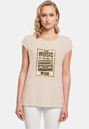 Ladies Retro Boom Extended Shoulder
