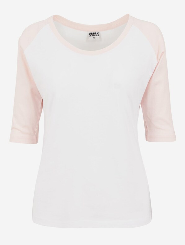 Ladies 3/4 Contrast Raglan Tee-5