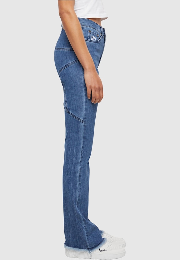 KW241-010-1 Karl Kani KK Og Star Flared Leg Denim-3
