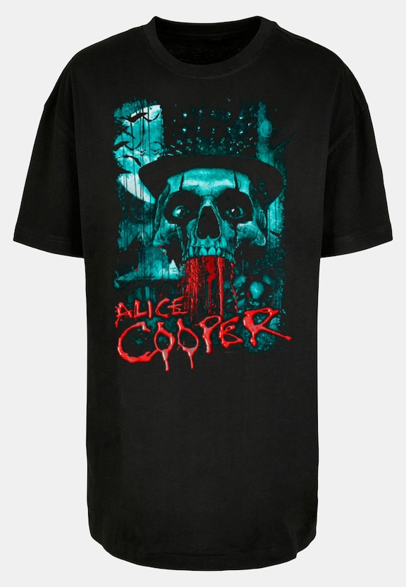 Ladies Alice Cooper - Skull Eyes Oversized Boyfriend -2
