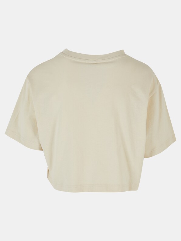 Build Your Brand Ladies Short Oversized Tee-5