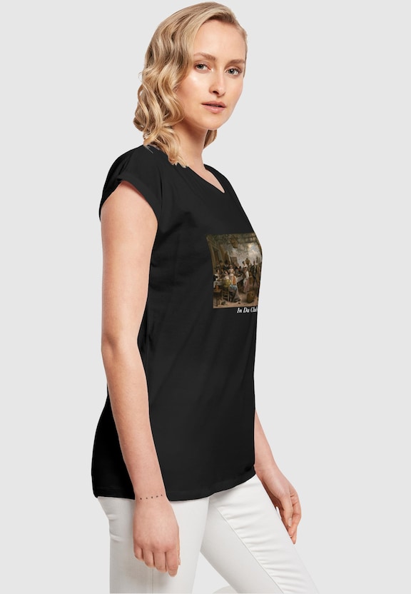 Ladies Club New Extended Shoulder Tee-3