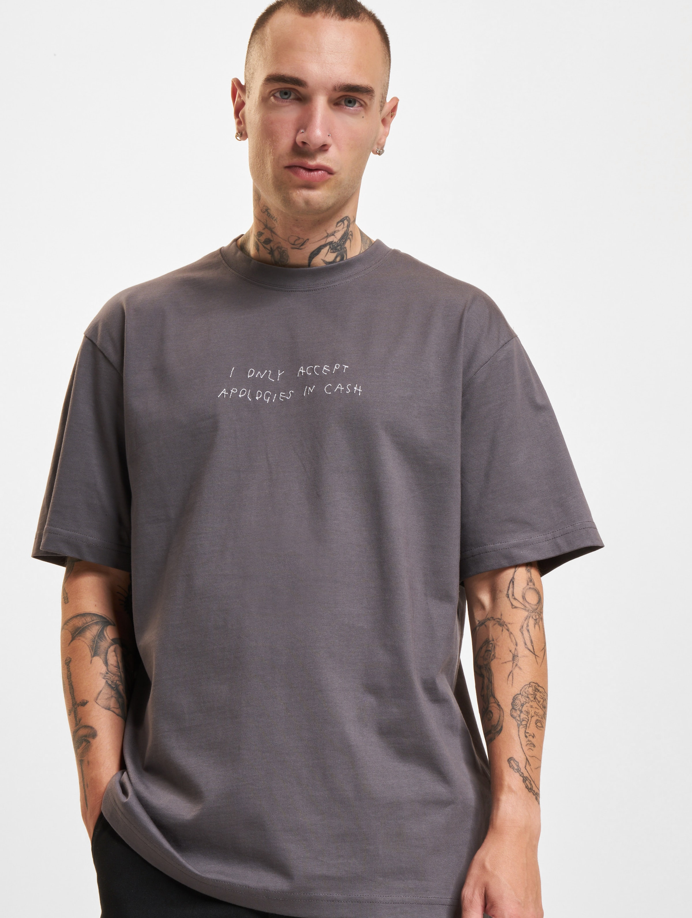 Only & Sons Aaron Life Rlx T-Shirt op kleur grijs, Maat L