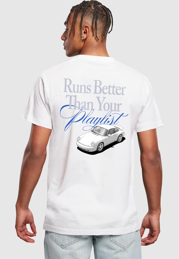 Runs Better Than Your Playlist Tee-1
