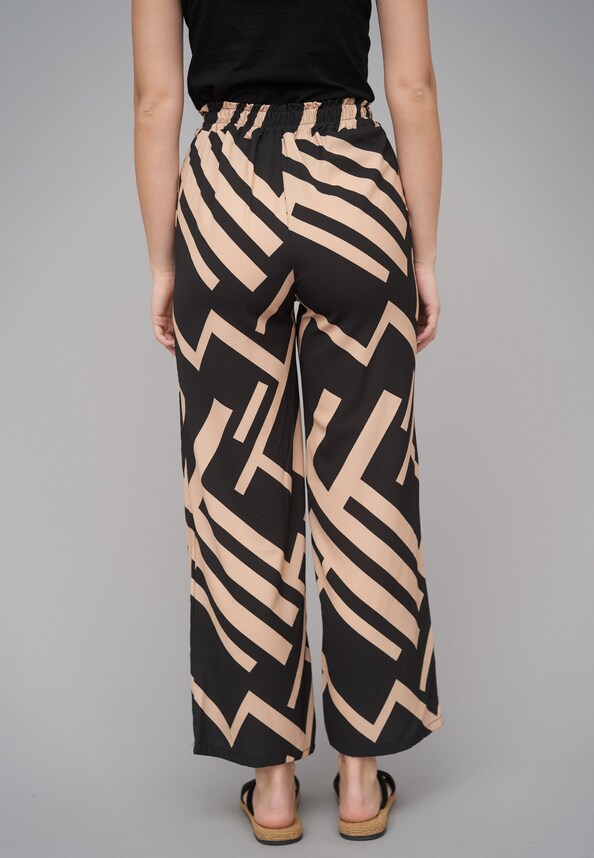 Summer Crepe Pant Geometric-1