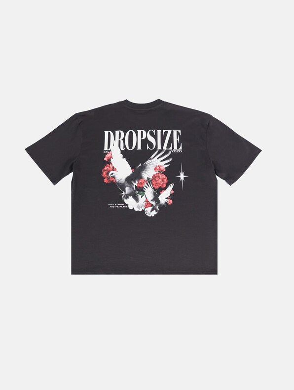 HEAVY OVERSIZED ROSES DOVE-1