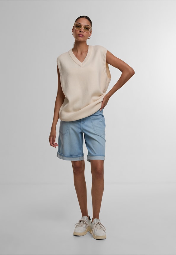 Wide Leg Short Modern Authentic light denim-4