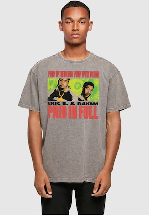 Eric B & Rakim - Pump up the volume Acid Washed Heavy Oversize Tee