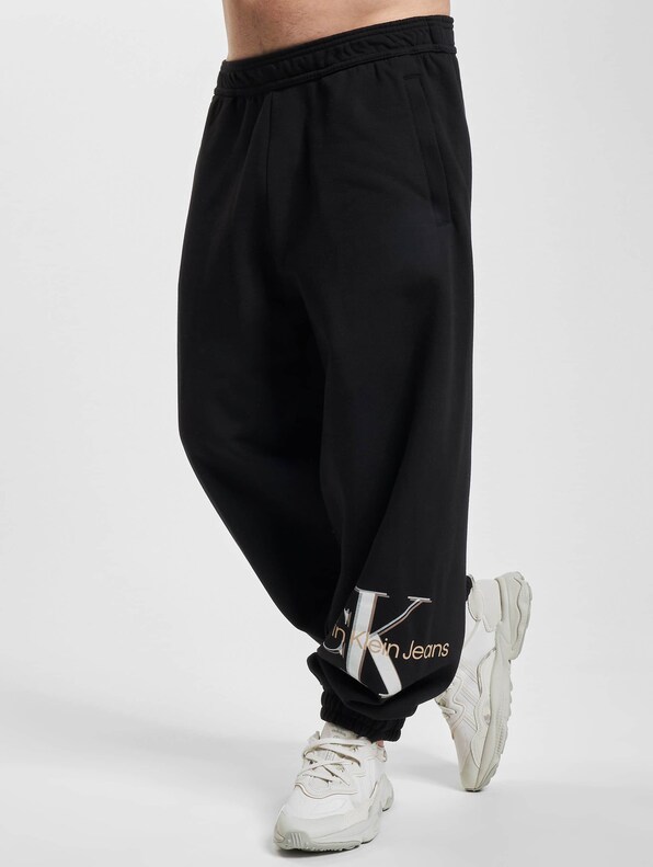 Monologo joggers, black, Calvin Klein Jeans