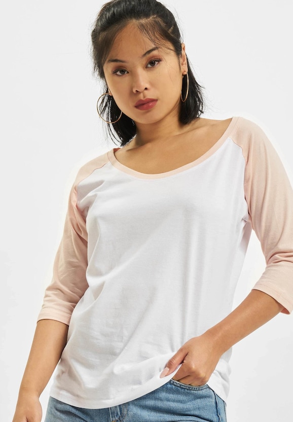 Ladies 3/4 Contrast Raglan Tee-0