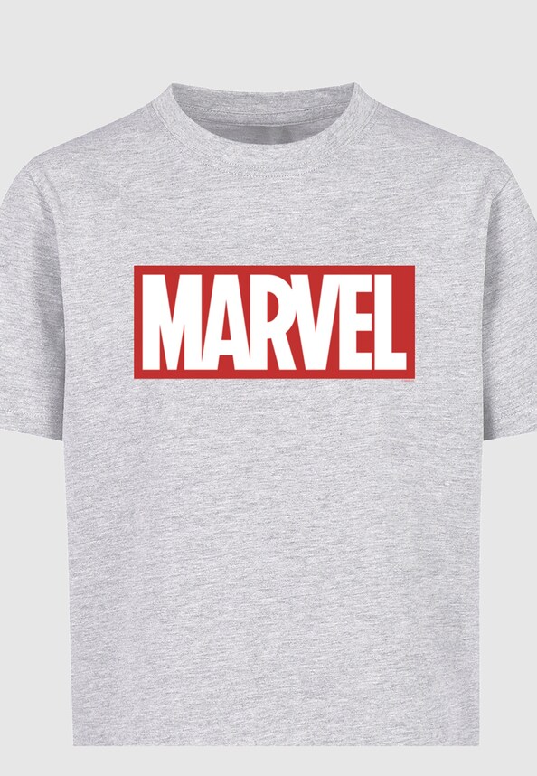 Kids Marvel Comics - Simple Logo Basic T-Shirt-2