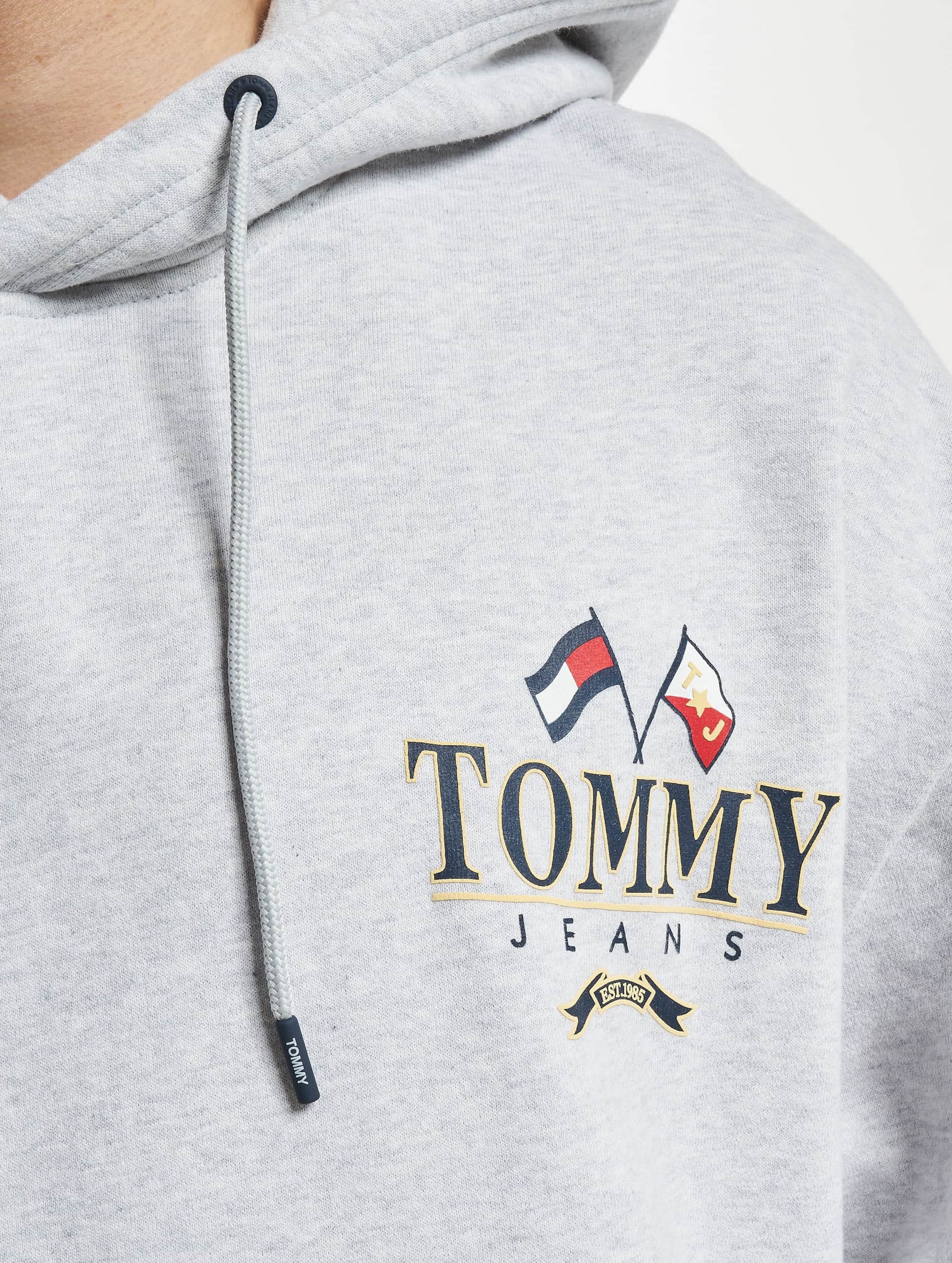 Tommy jeans corp logo pullover outlet hoodie