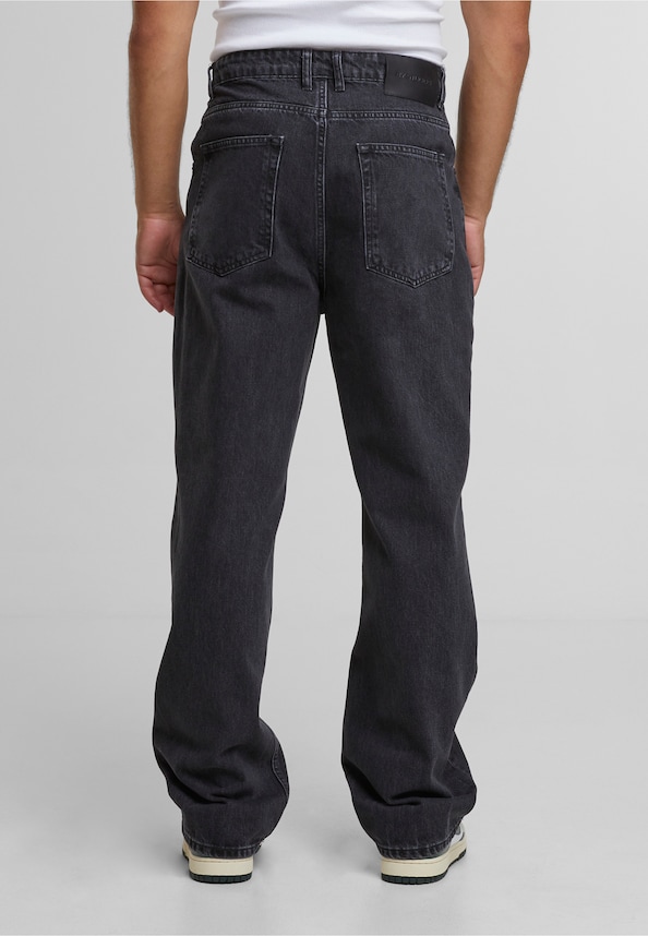 Adrik Basic Baggy Jeans-1