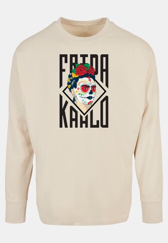 Ladies Frida Kahlo - Lettering Oversized Cut On Sleeve