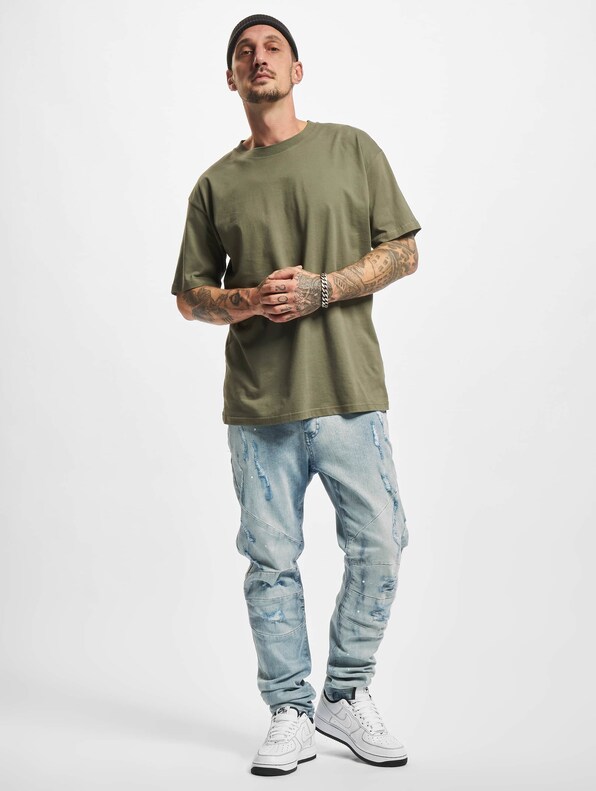 C&S Paneled Denim Pants-6