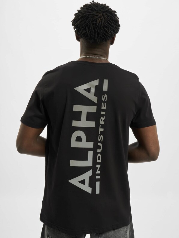 Alpha Industries Backprint Reflective  T-Shirt-1