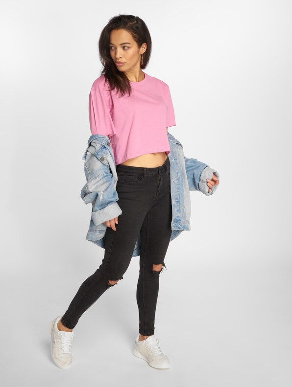 Ladies Short Oversized Tee-4