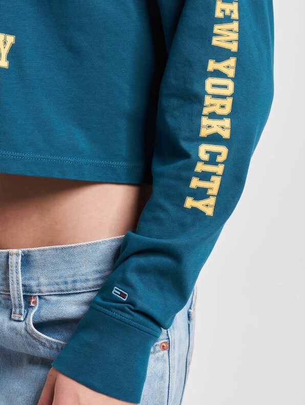 Tommy Jeans Crop College Logo-3