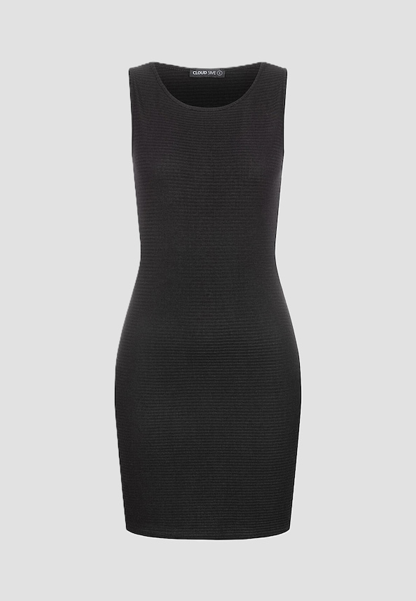 Cloud5ive Kleid Ärmellos Rundhals-0