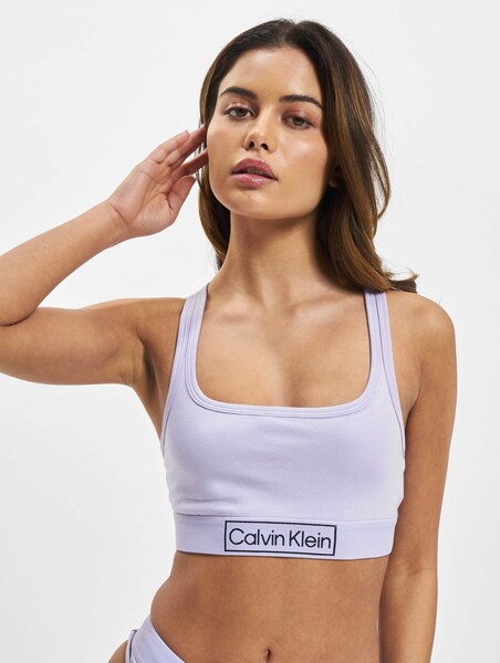 Calvin Klein Unlined Bralette Vervain Lilac