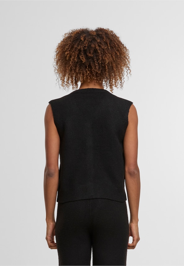 soft touch knit vest-1