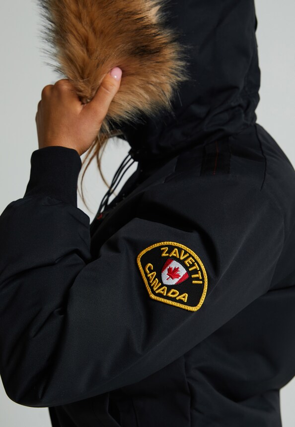 W GABELLIA HOODED BOMBER JACKET-3