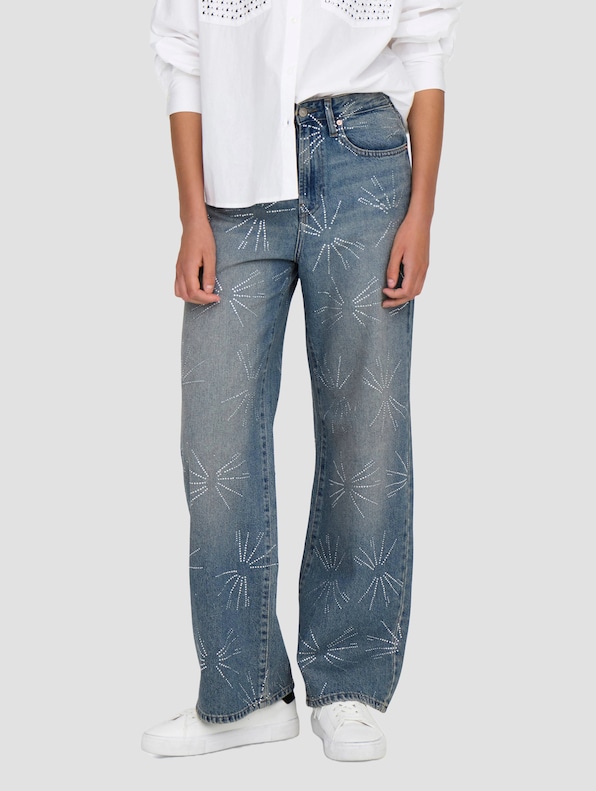 Only Hope Wide Leg High Waist Jeans-0