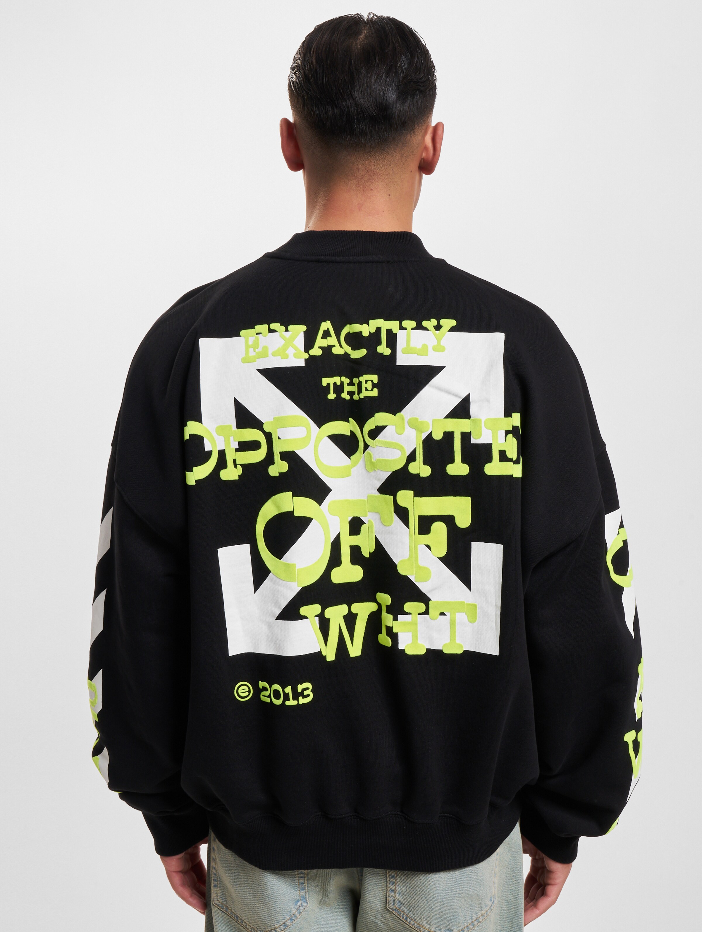 Off white clearance black crewneck