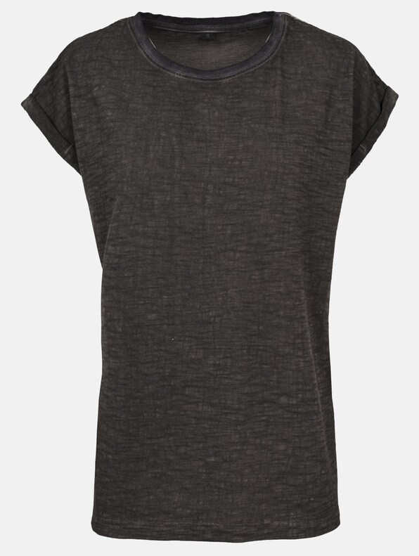 Ladies Spray Dye Extended Shoulder Tee-1
