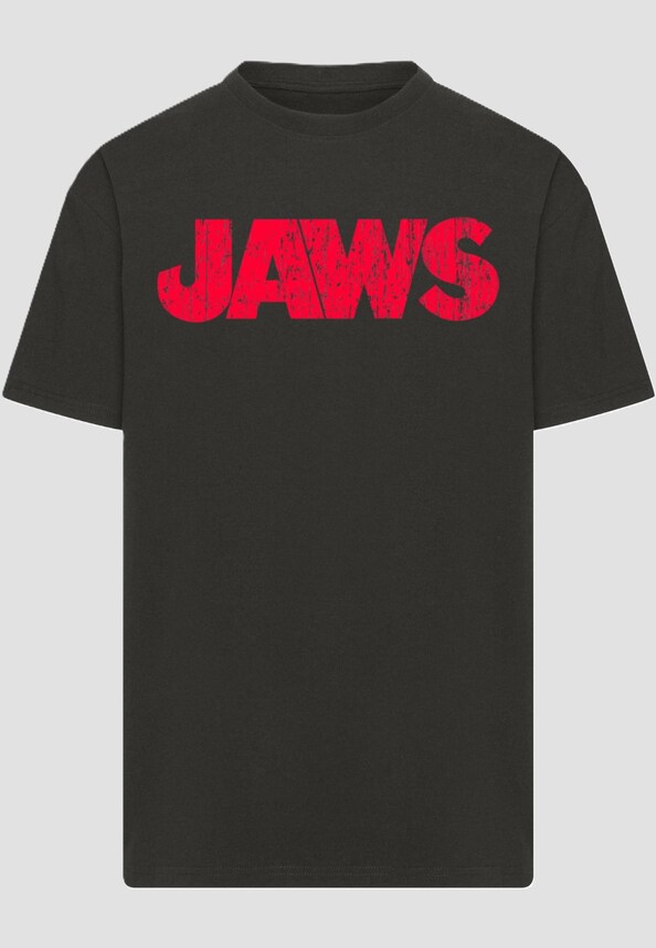 Jaws Distressed Logo Oversize Tee-2