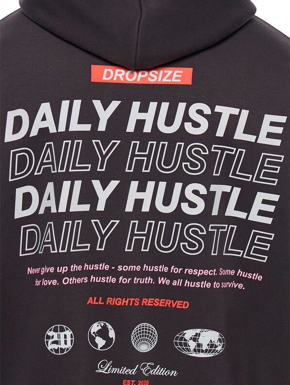 Heavy Oversize Daily Hustle Hoodies-3