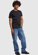 Wide Leg Denim With Dividing Seams-2