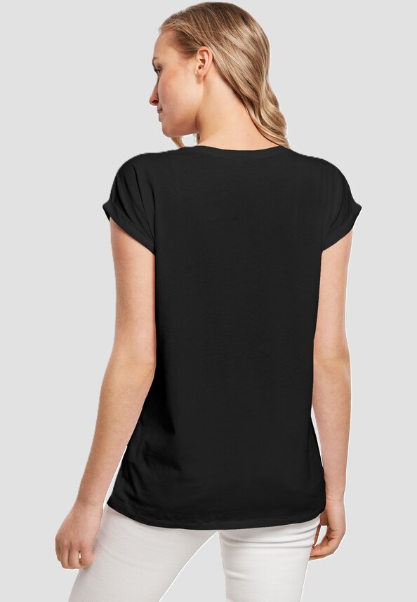 Ladies One Line Extended Shoulder Tee-1