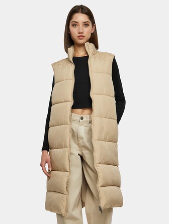 Ladies Long Puffer Vest