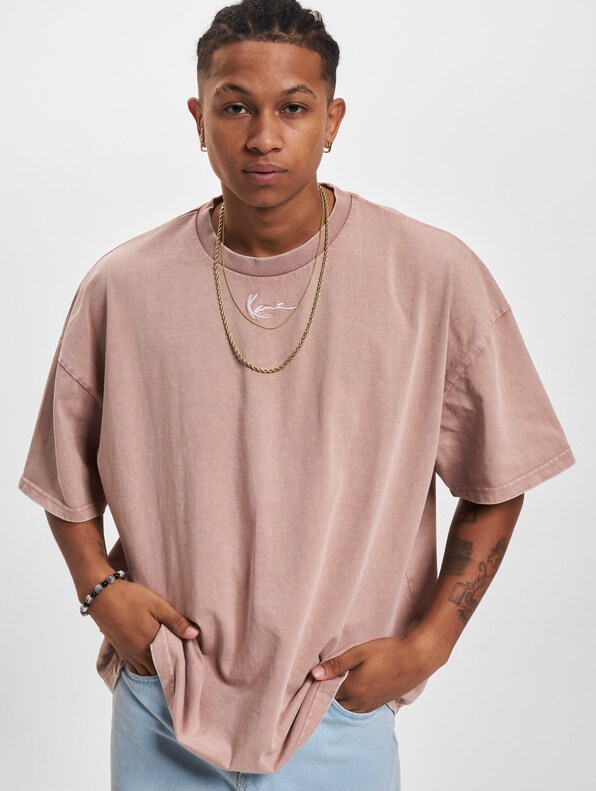 Small Signature Heavy Jersey Washed Boxy -0