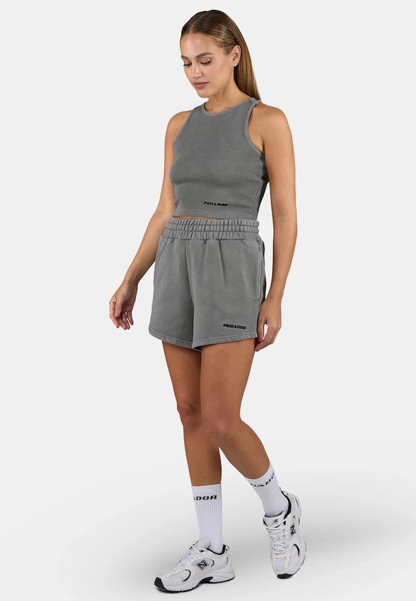 Wiluna High Waisted Sweatshorts-3