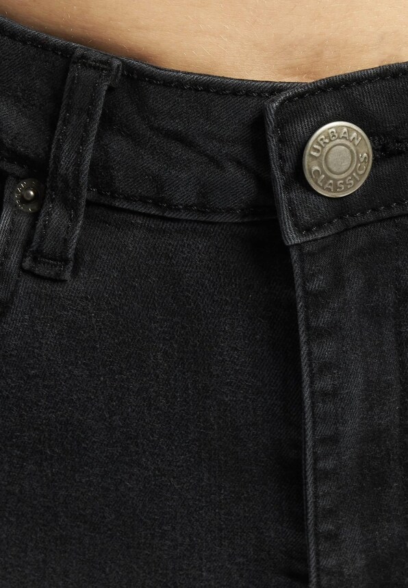 Ladies High Waist Flared Denim -2