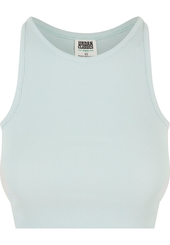 Ladies Organic Cropped Rib Top-5