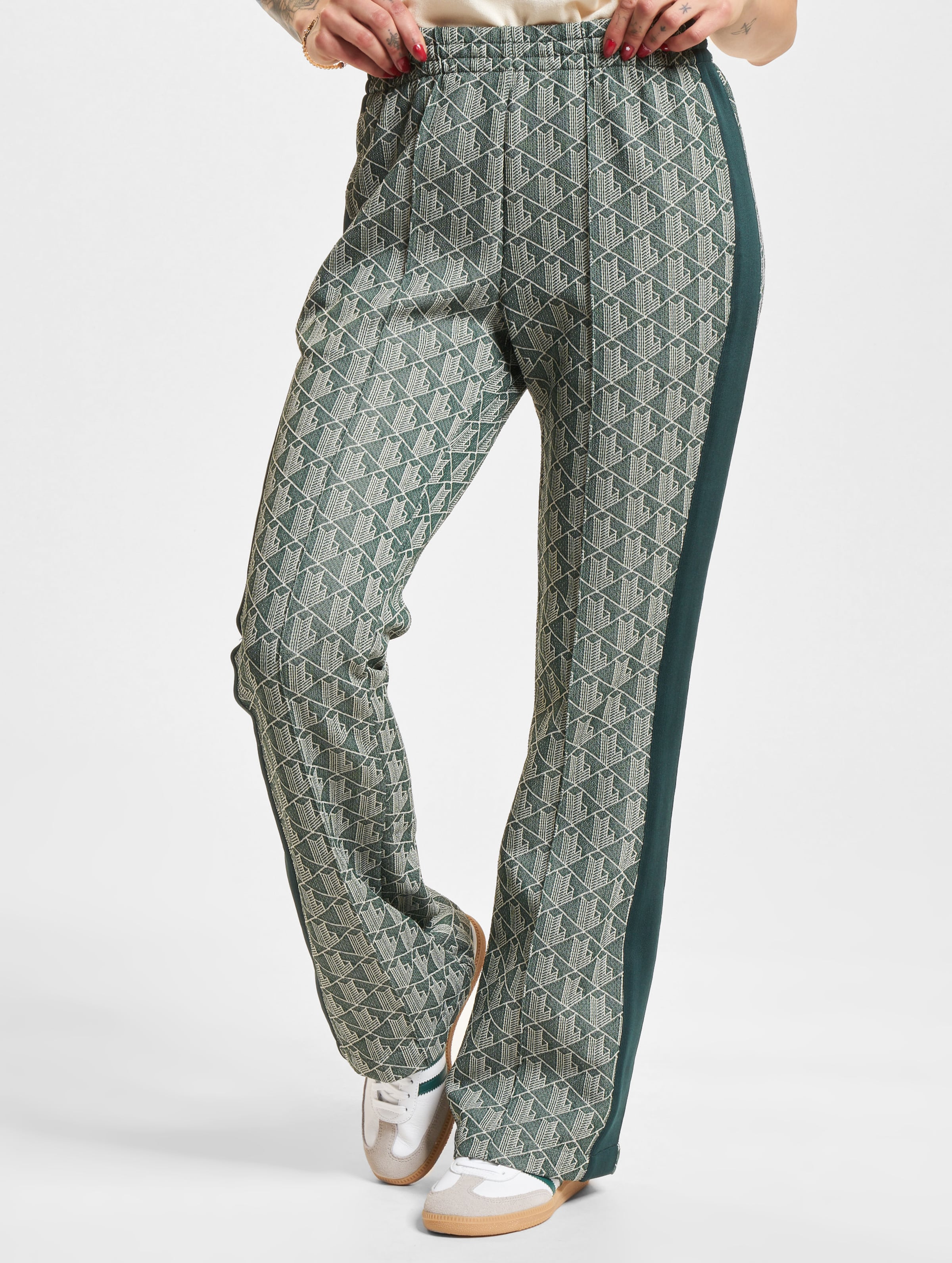 Lacoste Monogram Sweat Pants Frauen,Unisex op kleur groen, Maat 34