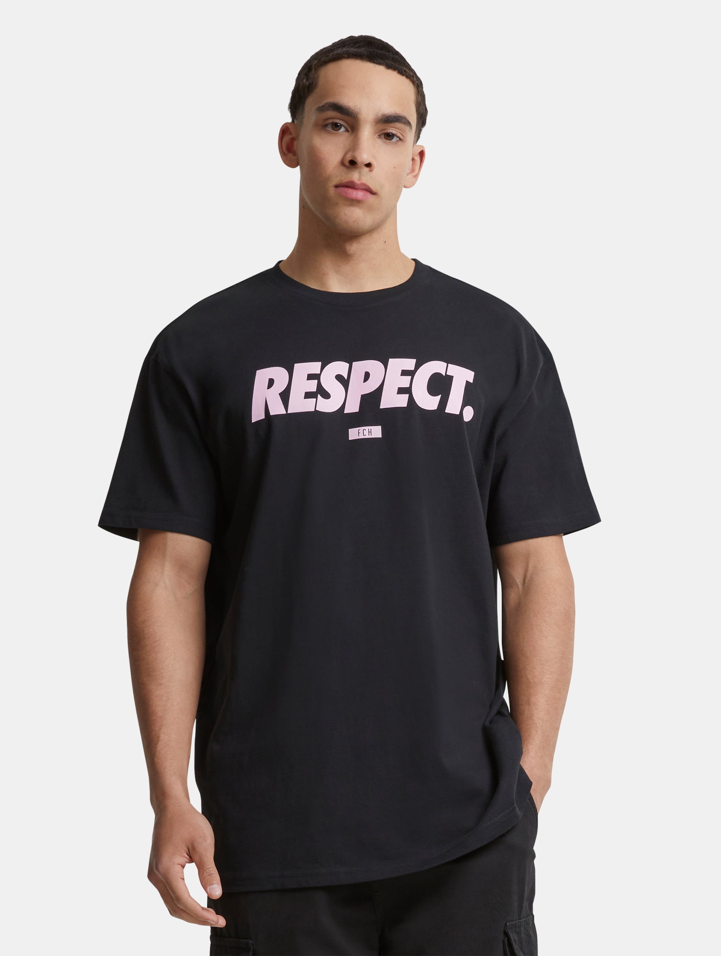 Mister Tee Upscale Football's coming Home Respect Oversize T-Shirts Männer,Unisex op kleur zwart, Maat L
