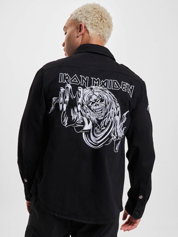 Brandit Iron Maiden Vintage Long Sleeve Eddy Shirt-1