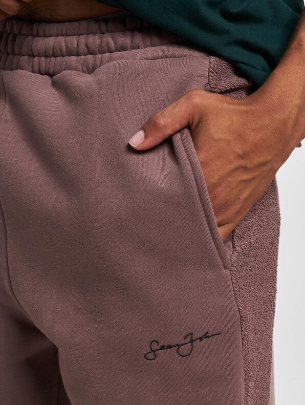 JM233-005-1 SJ Script Logo Back Slit Sweatpants-4