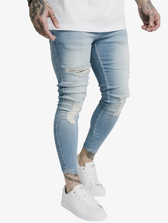 Sik Silk Distresed  Skinny Jeans