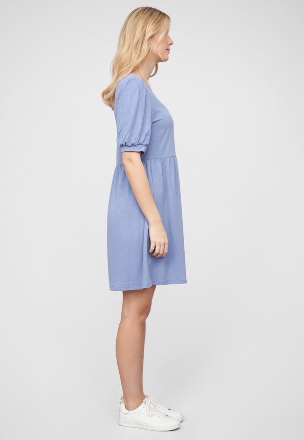 VILAKES V-NECK 2/4 DRESS-3