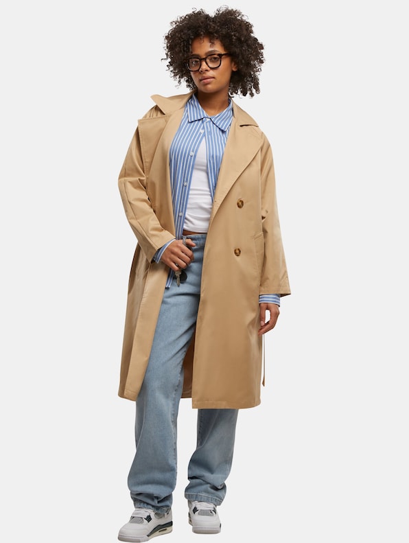Urban Classics Ladies Trenchcoat-5