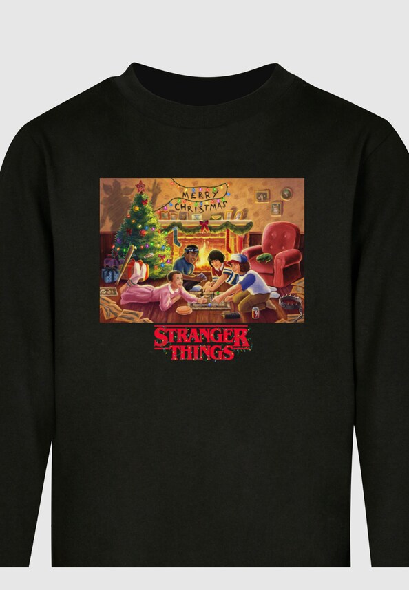 Kids Stranger Things - Christmas Gathering Longsleeve-2