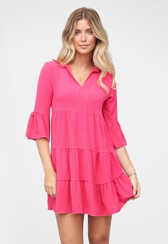 Cloud5ive Stufenkleid V-Neck Kragen