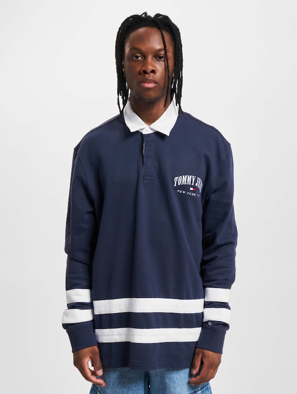 Tommy Jeans Relaxed Varsity Rugby Longsleeve Polo-2